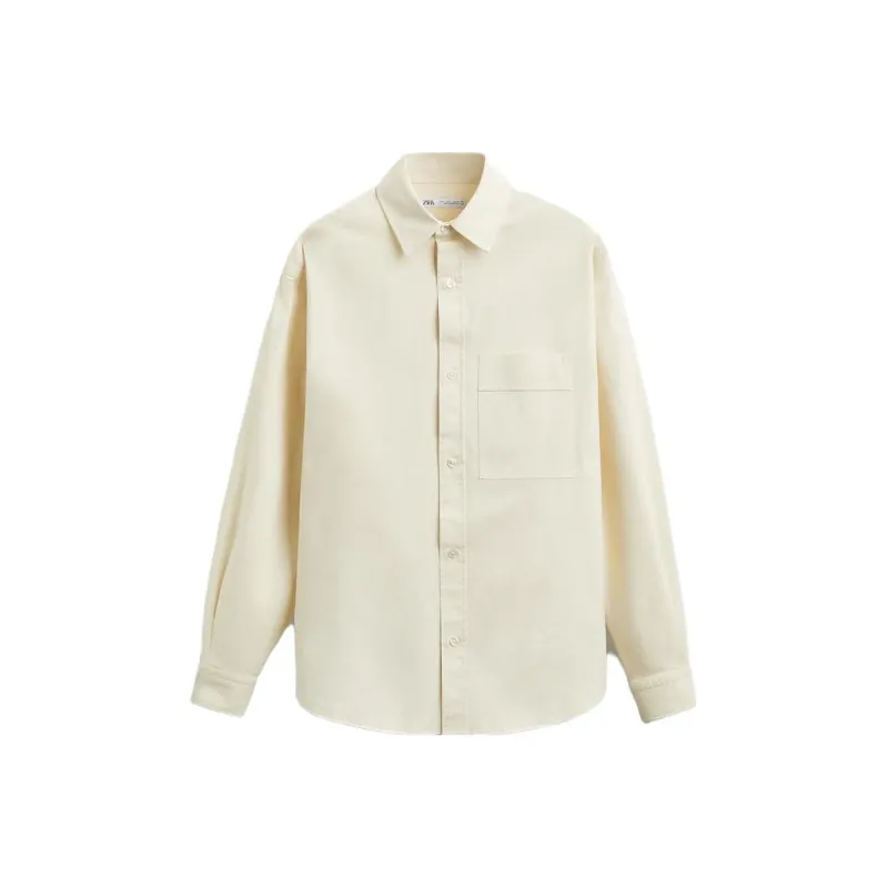 ZARA Shirts Men Gray-0