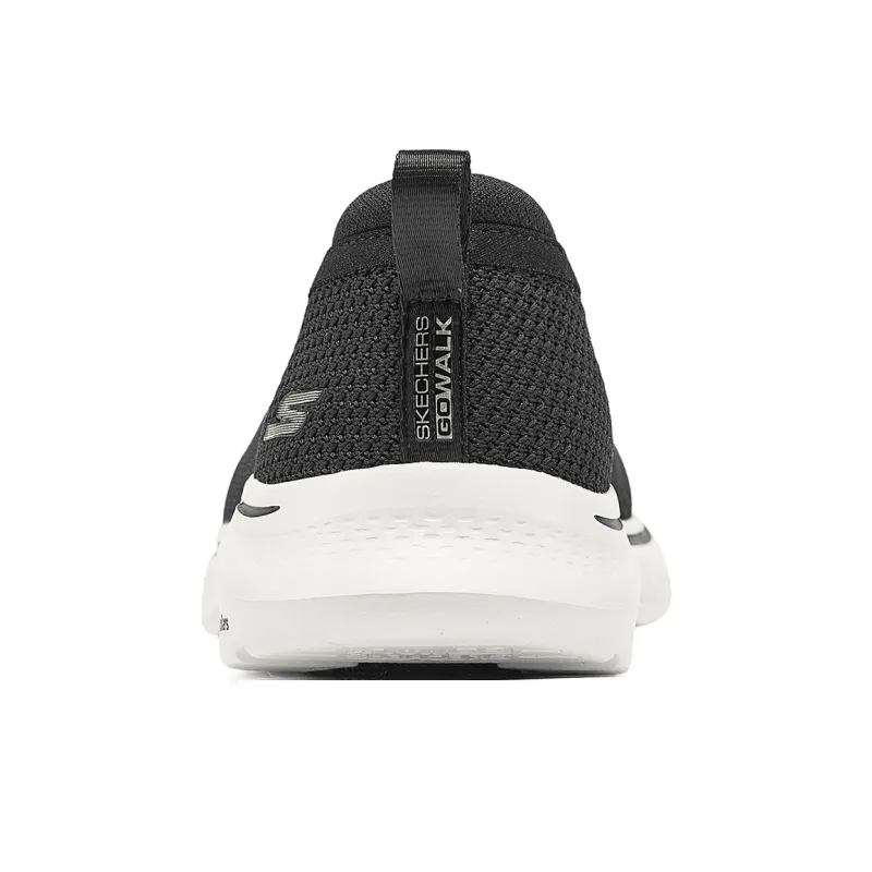 Skechers GO WALK 7 Breathable Lightweight Low Top Casual Shoes Women's Black White-3