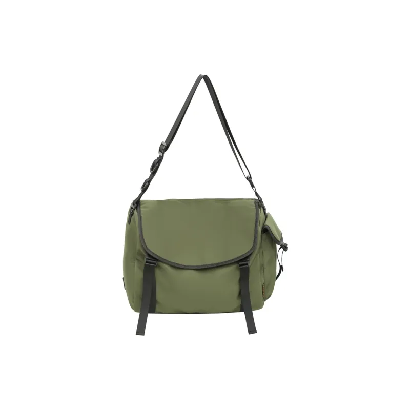 SEVENMOONS Nylon Backpack Unisex Ecru/Gray/Black/Green-9
