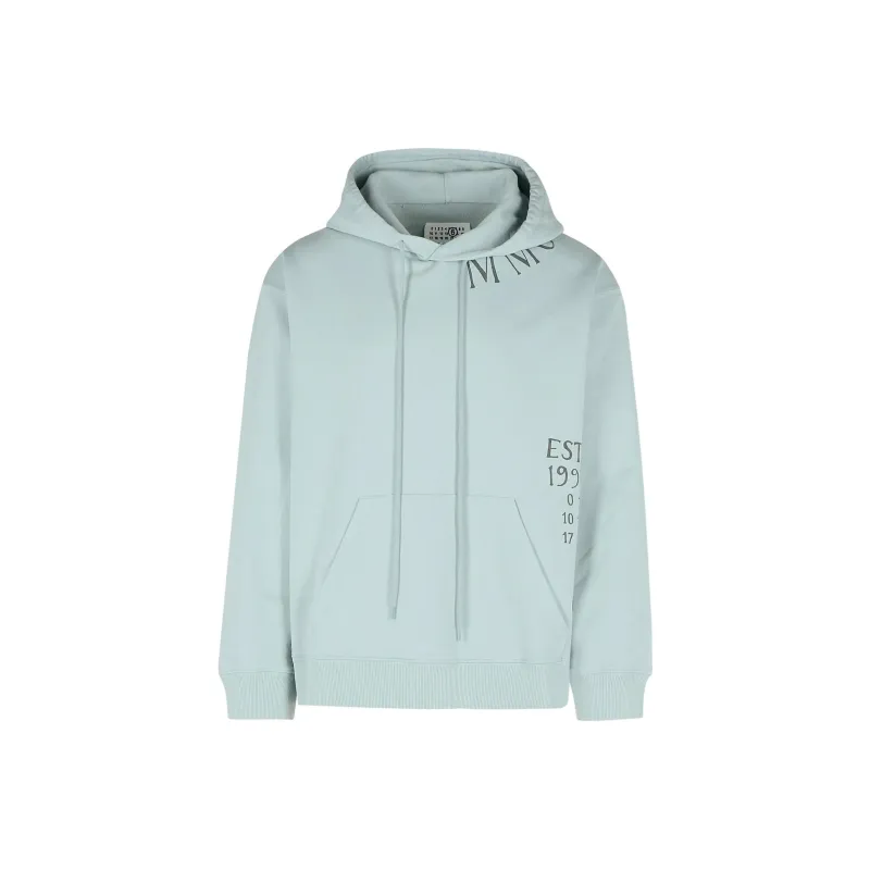 MM6 Maison Margiela Numbers Printed Drawstring Hoodie-0