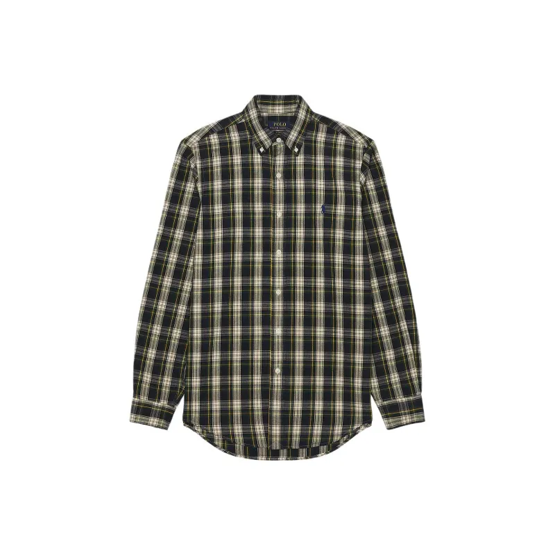 Polo Ralph Lauren SS25 Shirt Men's Black Yellow-0