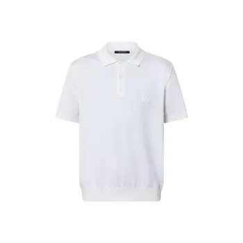 LOUIS VUITTON SS24 Polo Shirt Men's White