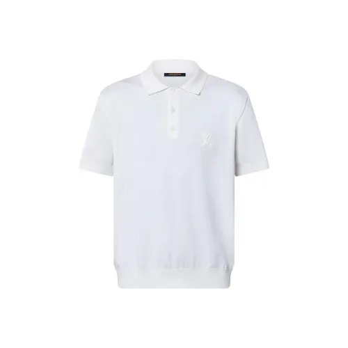 LOUIS VUITTON SS24 Polo Shirt Men's White