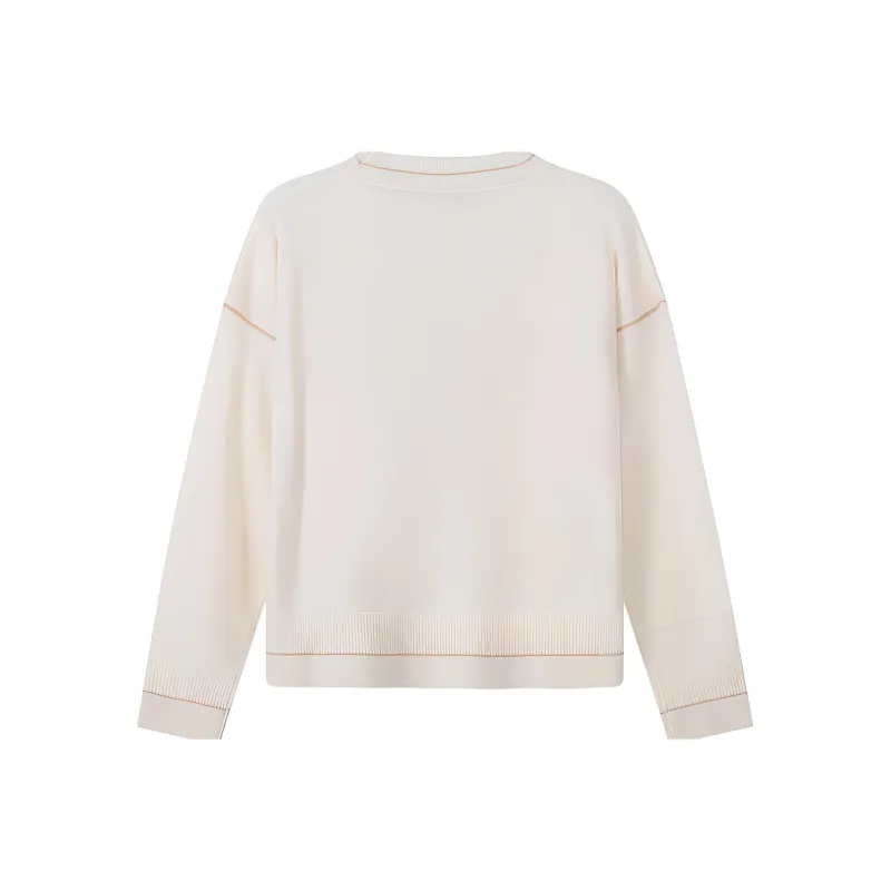 MaxMara Studio Cashmere Sweater Women's Ecru-1