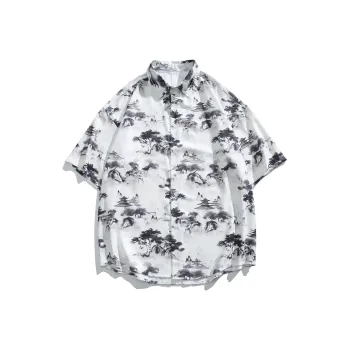 HOZZS Shirts Unisex Pagoda Pine