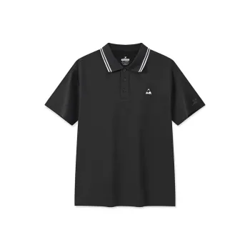 XTEP Vitality Series Polo Shirt Men's Jet Black