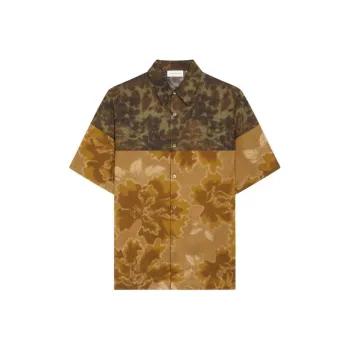 DRIES VAN NOTEN Floral Printed Buttoned Shirt