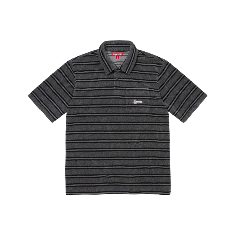Supreme Stripe Terry S S Polo-7