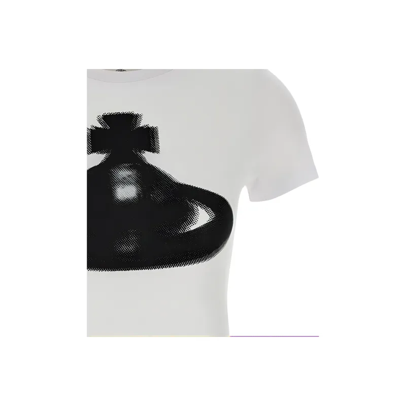 Vivienne Westwood Orb Printed Crewneck T Shirt-4