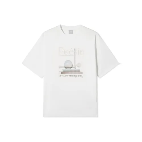 Cabbeen T Shirts Men Ecru 12