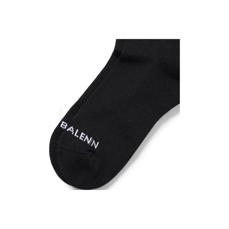 Balenciaga Mid-Calf Socks Men's 1 Pack Black-3