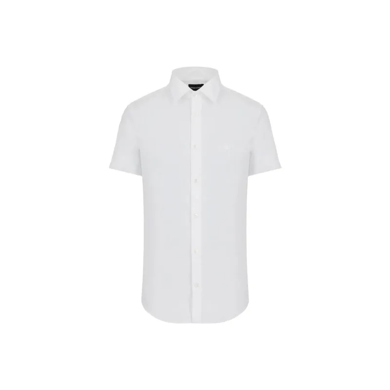 EMPORIO ARMANI Short sleeved Stretch Nylon blend Shirt-0