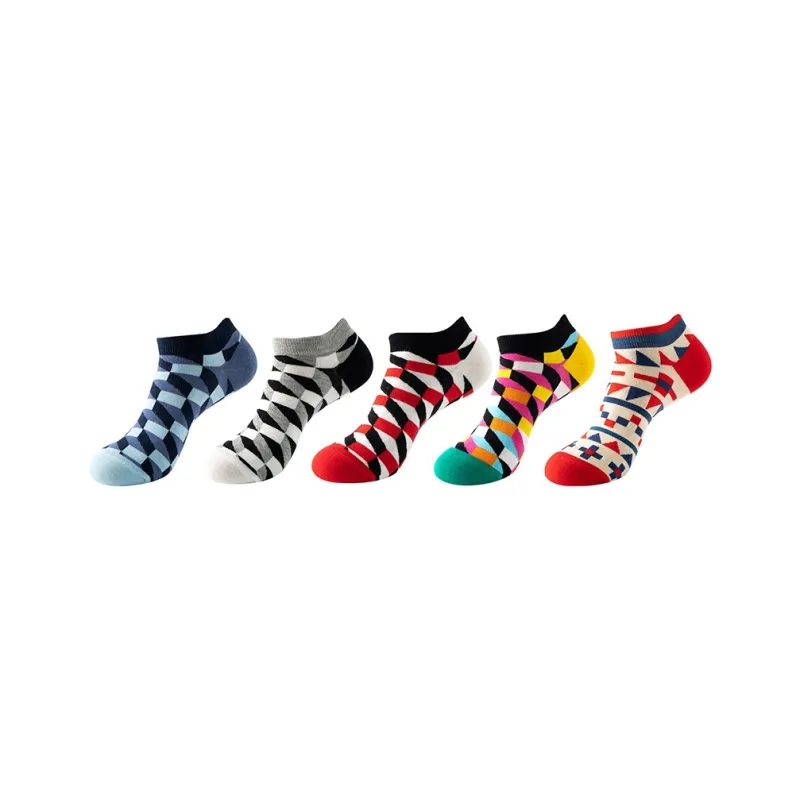 SOIE No Show Socks Unisex 5 Pack-10