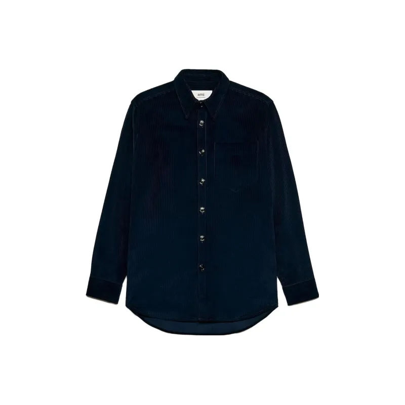 AMIPARIS Classic collar Corduroy Shirt Jacket-0