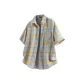 Yellow Blue Plaid