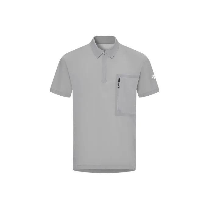 DESCENTE BLEU Polo Shirts Men-0