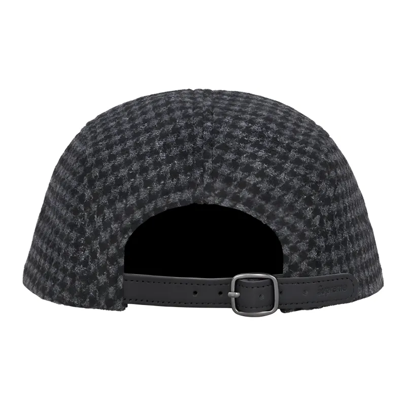 Supreme Houndstooth Wool Camp Cap-1