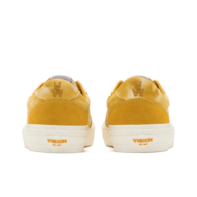 Vision Street Wear Flat Top Low Top Skateboard Shoes Unisex Sunflower Yellow-5