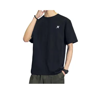 XTEP T Shirts Men Jet Black