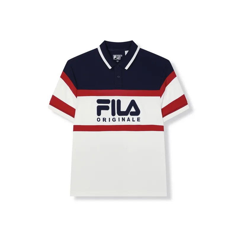 FILA Polo Shirt Men's Cloud White-0