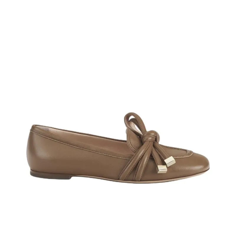 AGL RIBBON MULE Loafers 0.8cm Women's Brown-1