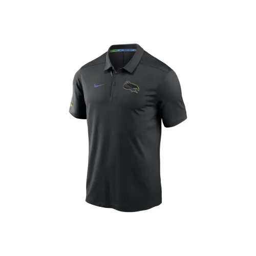 Nike MLB Collaboration Tampa Bay beanie Polo Shirt Tampa Bay Lightning Men's Black