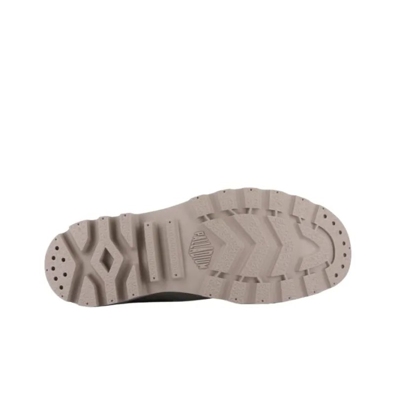Palladium Mono Chrome Abrasion Resistant Slip Resistant High Top Canvas Shoes Unisex Gray-4