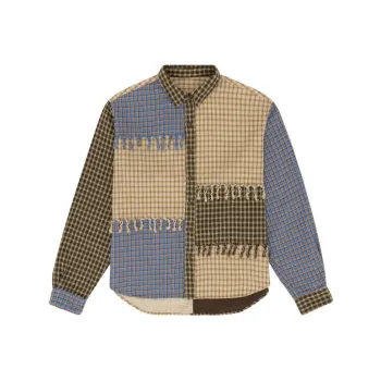Denim Tears Shirts Unisex Beige Blue