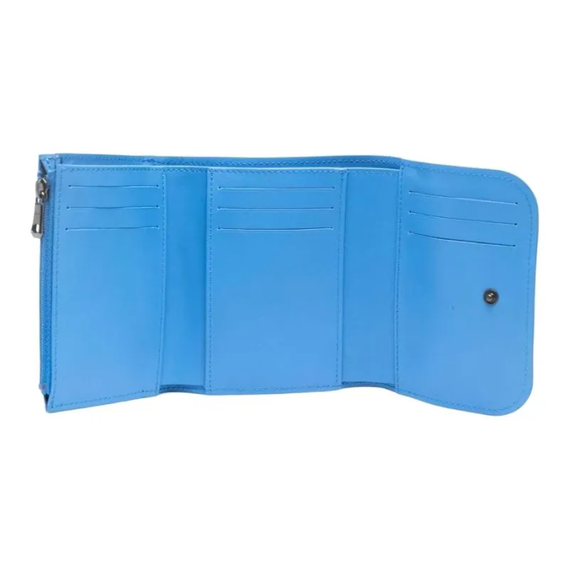 LONGCHAMP BOX-TROT Calfskin Wallet Women's Blue-2
