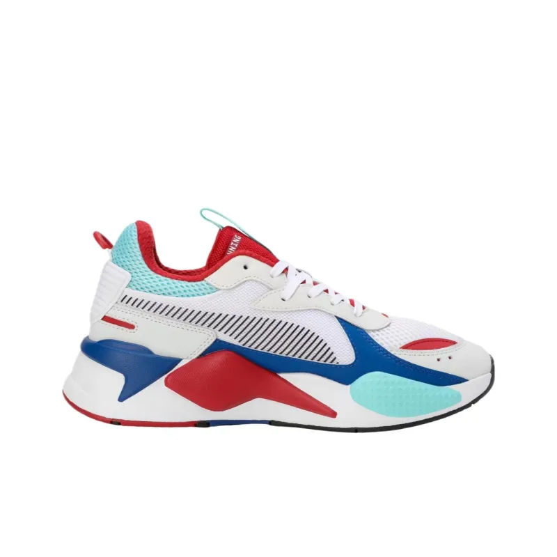 PUMA RS X Low Top Training Shoes Men's White Blue-1