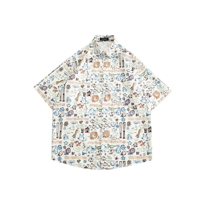 MAURRGOOU Shirts Unisex White-0