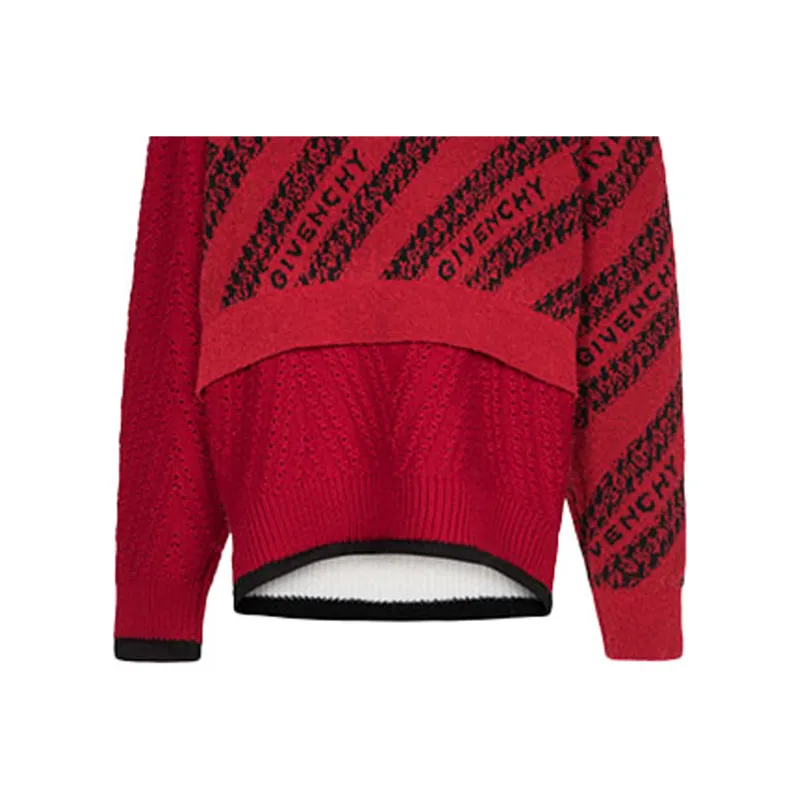 Givenchy Sweaters Men Red-7