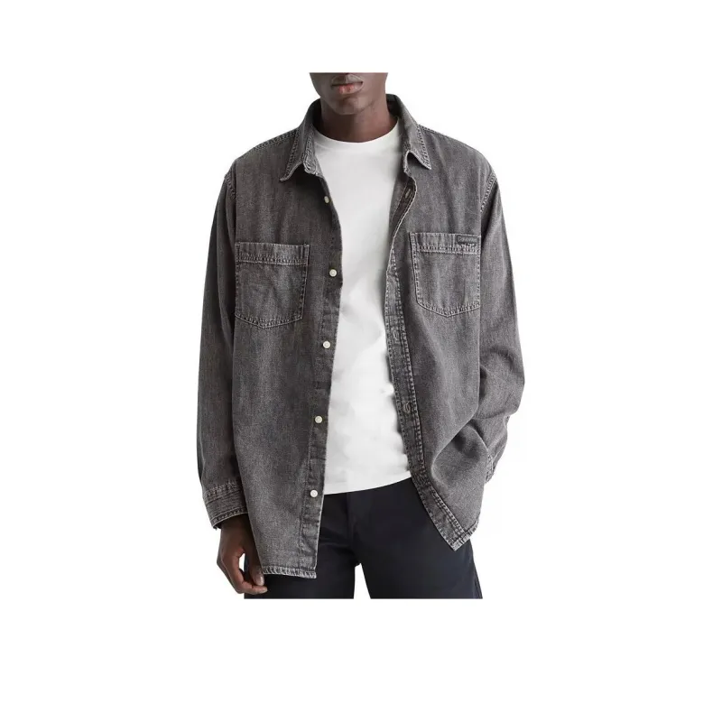 Calvin Klein Shirts Men Gray-0