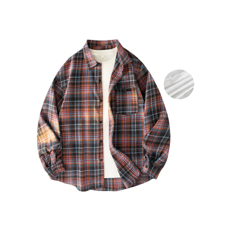 PAEFA Shirt Fleece Lined Thin Unisex-15