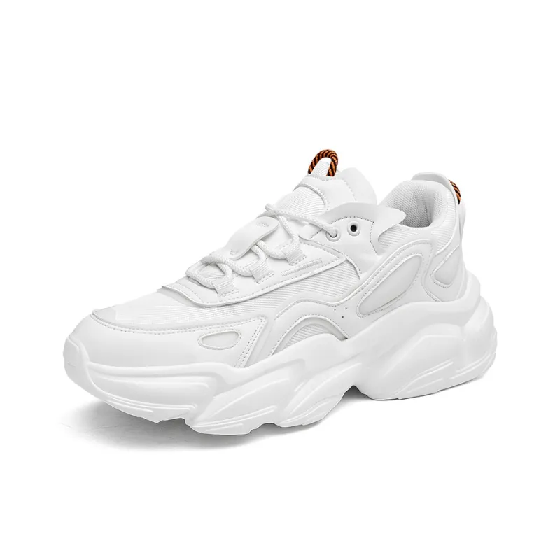 JANECO Anti Slip Wear Resistant Low Top Chunky Sneakers Unisex-8