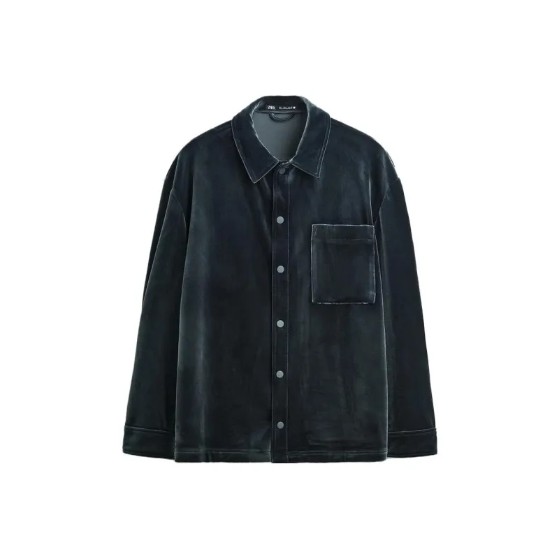 ZARA Shirts Men Ocean-0