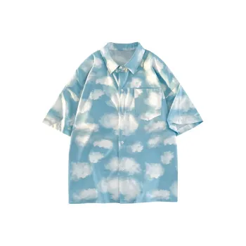 CariteSport Shirt Unisex Blue Background With Clouds