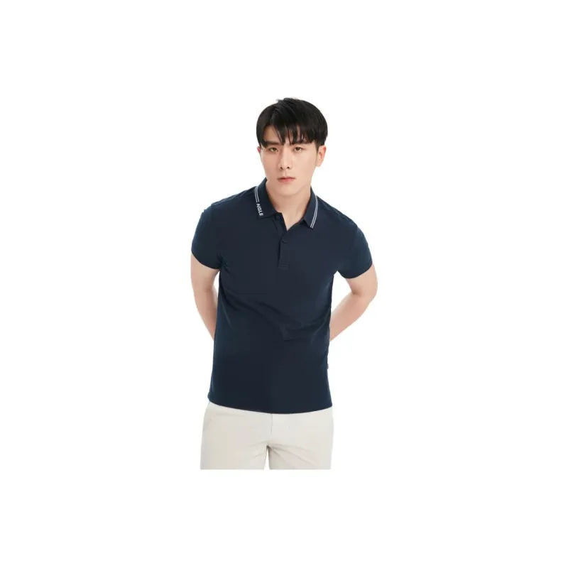 AIGLE Polo Shirt Men's Imperial Dark Blue-0