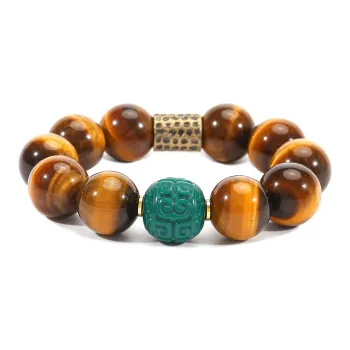 LIBALU Tiger's Eye Stone Bracelets Unisex