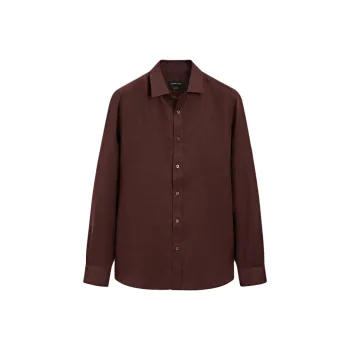 Massimo Dutti Shirt Men's Dark Red