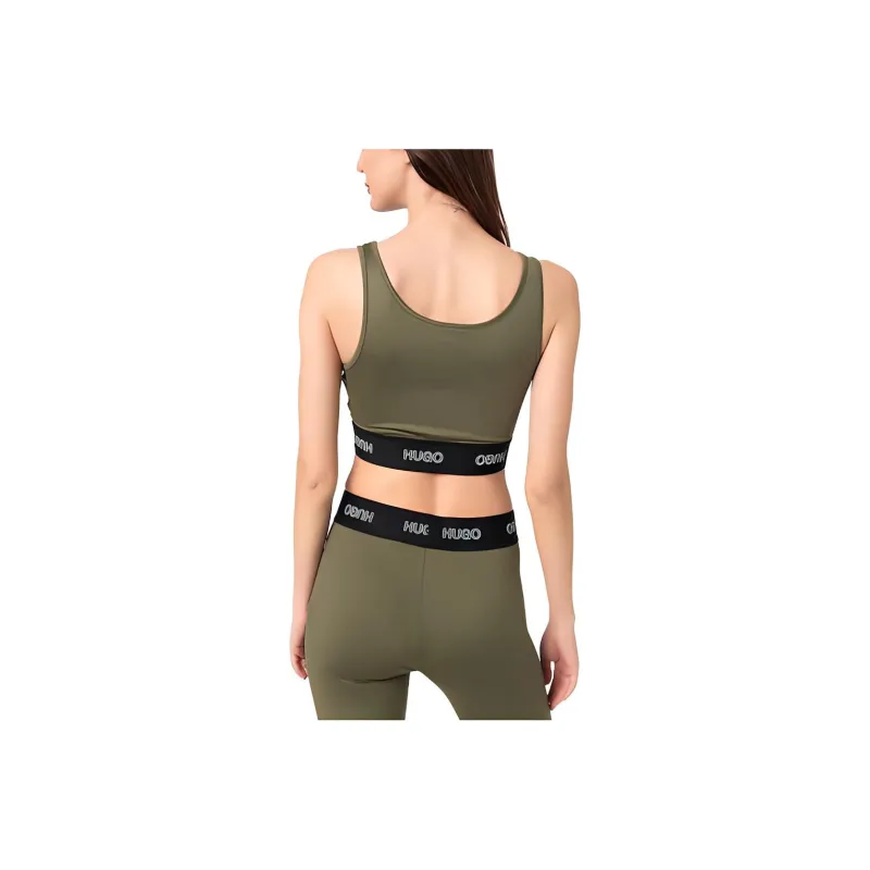 HUGO BOSS Sport Vests Women's Army Green-1