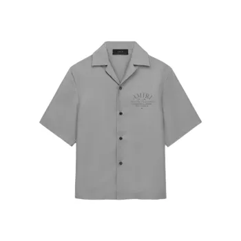 AMIRI Logo Printed Short Sleeved Shirt