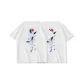 [100% cotton 2 Pack]White+White