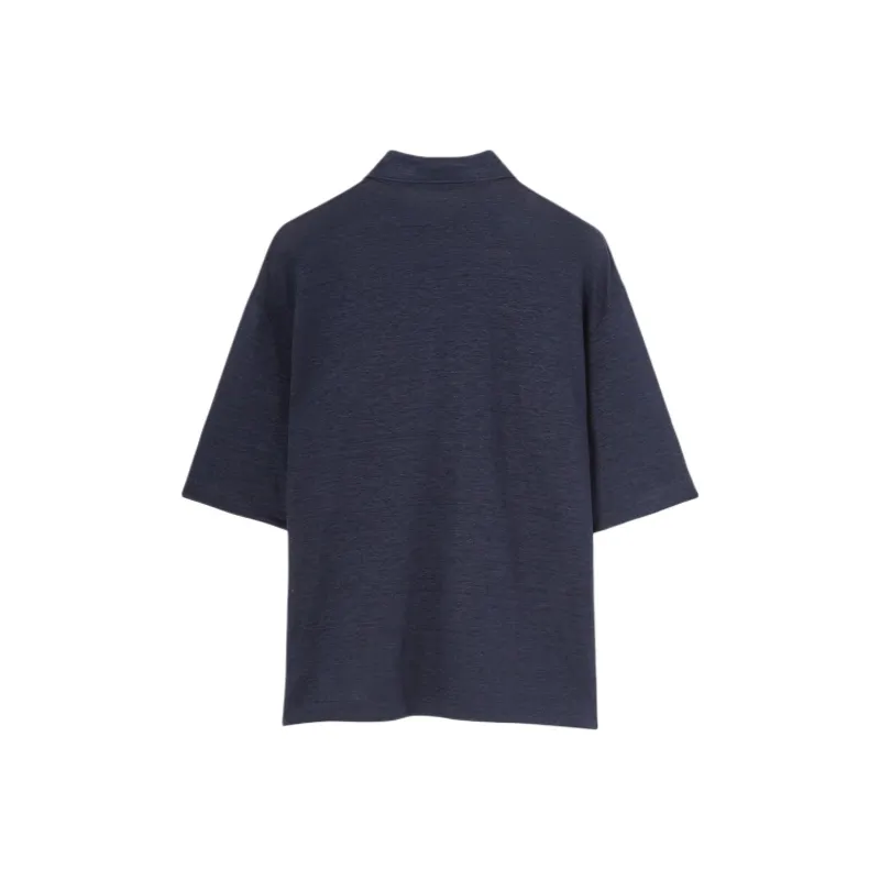 Loro Piana SS25 Polo Shirt Women's Blue-1