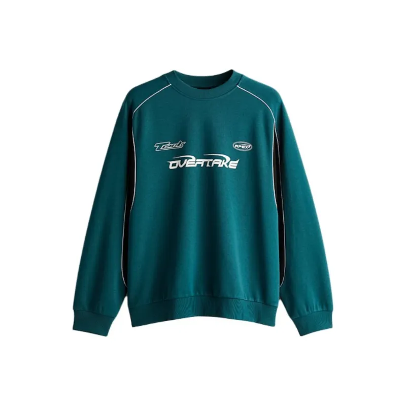 H&M Sweatshirt Men's Turquoise/Ape-0