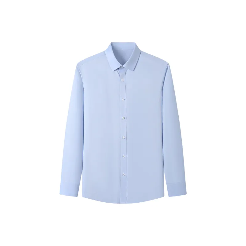 H YXIANG Shirt Men's Morocco Blue-0