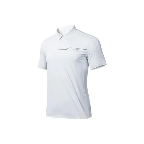 Anta Comprehensive Training Collection Lifestyle Collection Polo Shirt Men's Breeze Gray