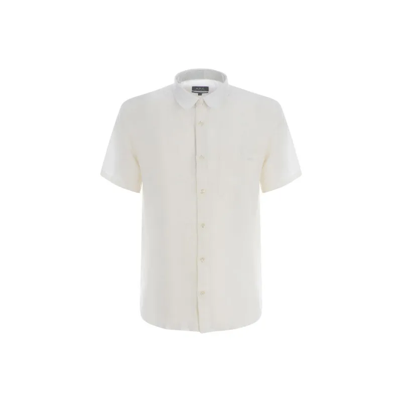 A.P.C Buttoned Short Sleeved Shirt-0
