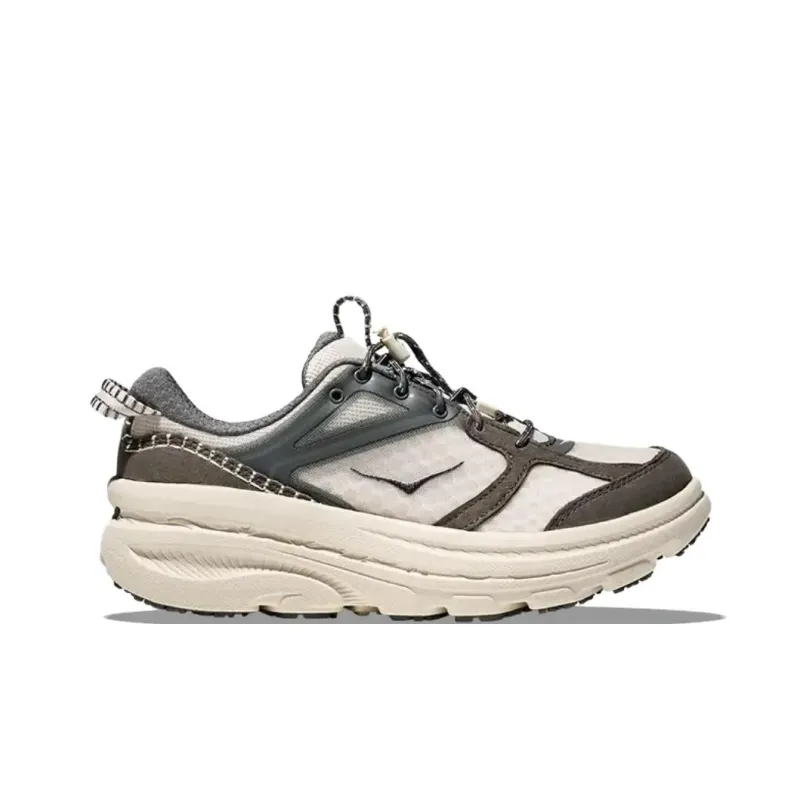 HOKA ONE ONE Bondi B3LS Anti Slip Wear Resistant Low Top Casual Running Shoes Unisex Gray-1