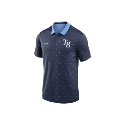 Nike MLB Collaboration Polo Shirt Tampa Bay Lightning Men's Marine Blue